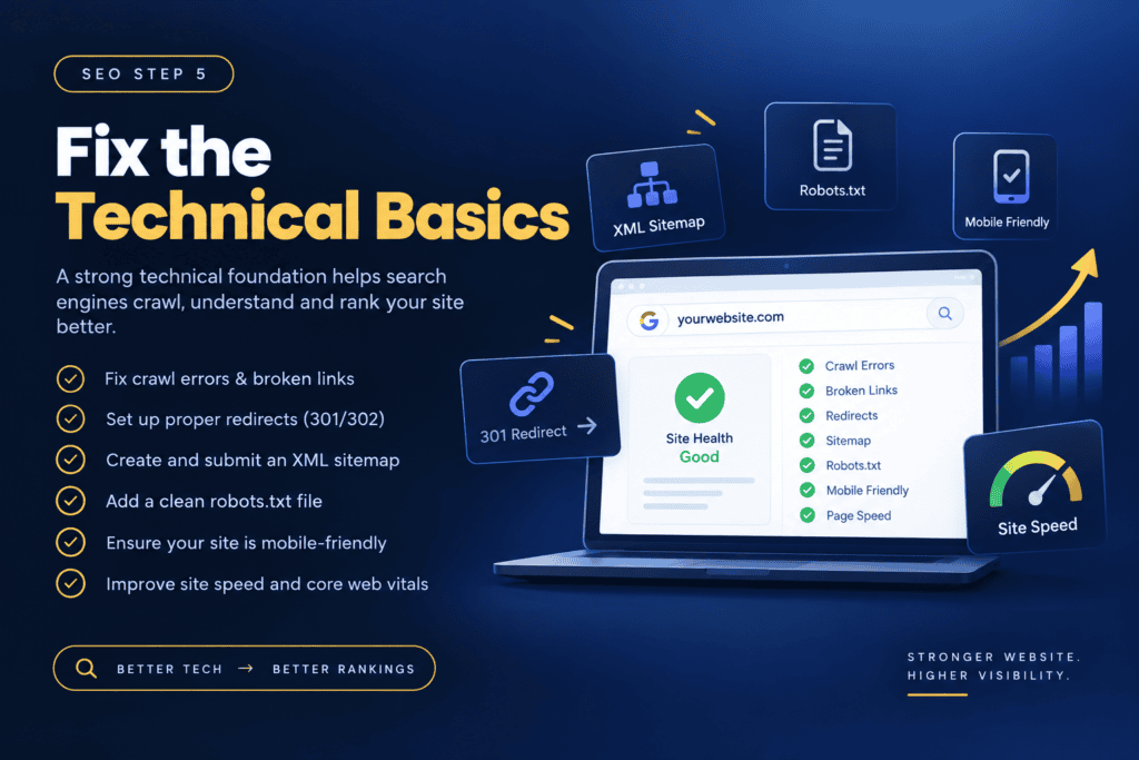 Step 5: Fix the Technical Basics
SaaS SEO India: Getting Demo Bookings Through Search