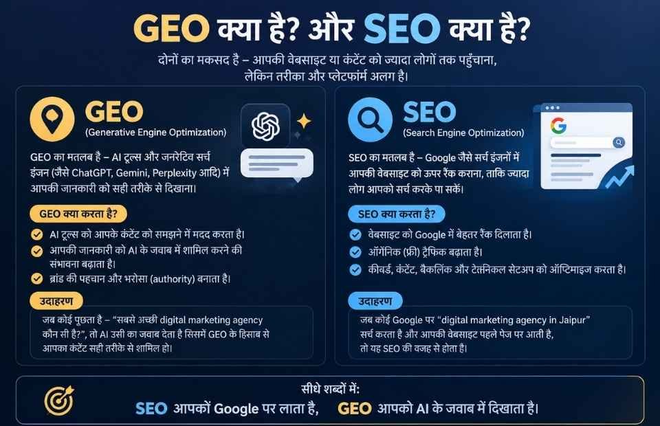 why is geo and seo