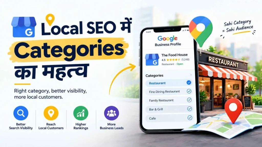 Local SEO में Categories का महत्व
Google My Business Category List for Restaurants